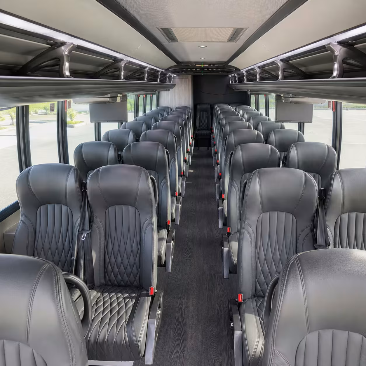 25 passenger minibus interior