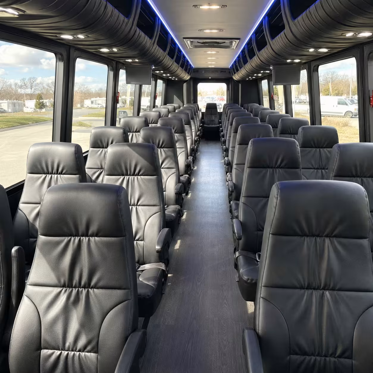 35 passenger minibus inside