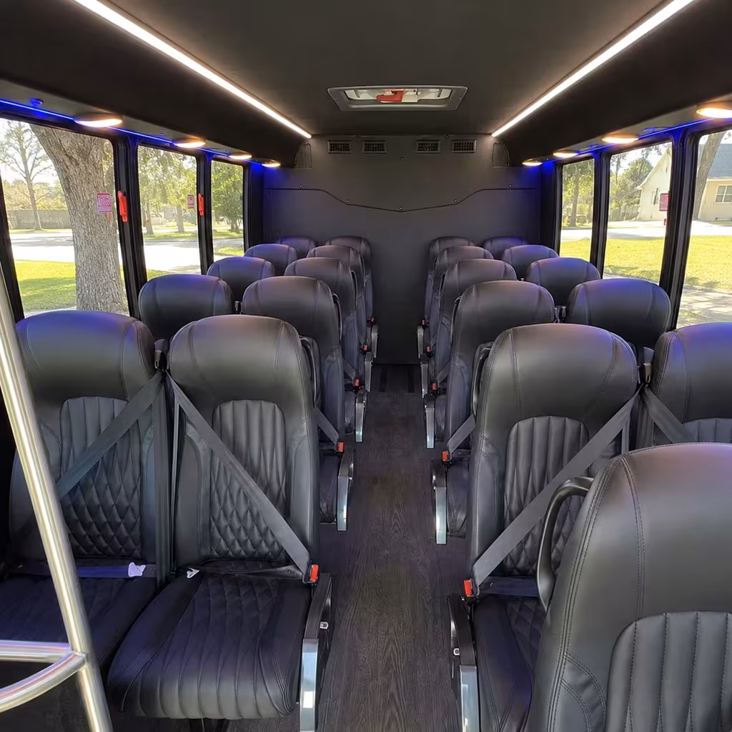 35 passenger minibus interior