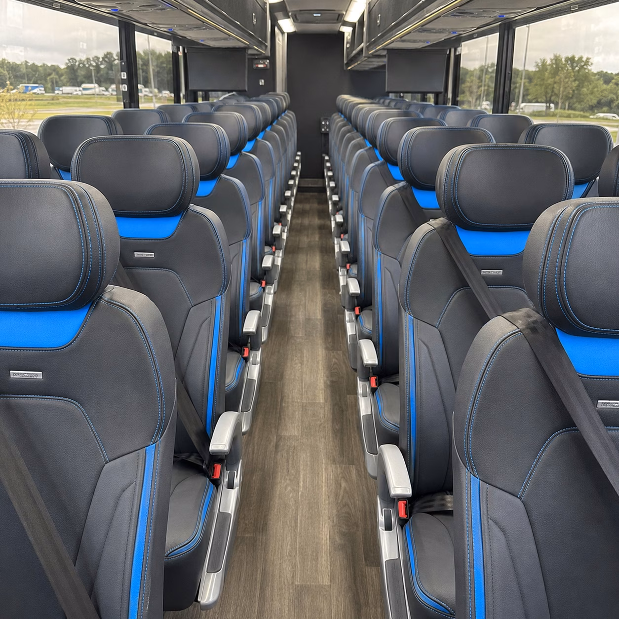 tyler charter bus rental inside
