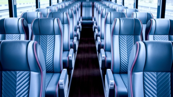 55 passenger charter bus interior