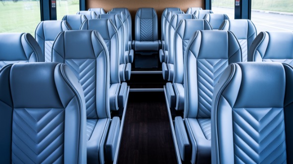 tyler 28 passenger minibus interior