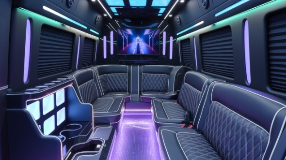 tyler party bus rental inside